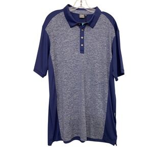 PING Mens Atlas Heather Polo Deep‎ Cobalt Blue Golf Shirt XXL P03197 New